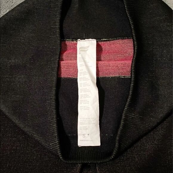 Fabletics High-Waisted Seamless Stripe Legging Pink Stripe Multi Size Small - Picture 6 of 10